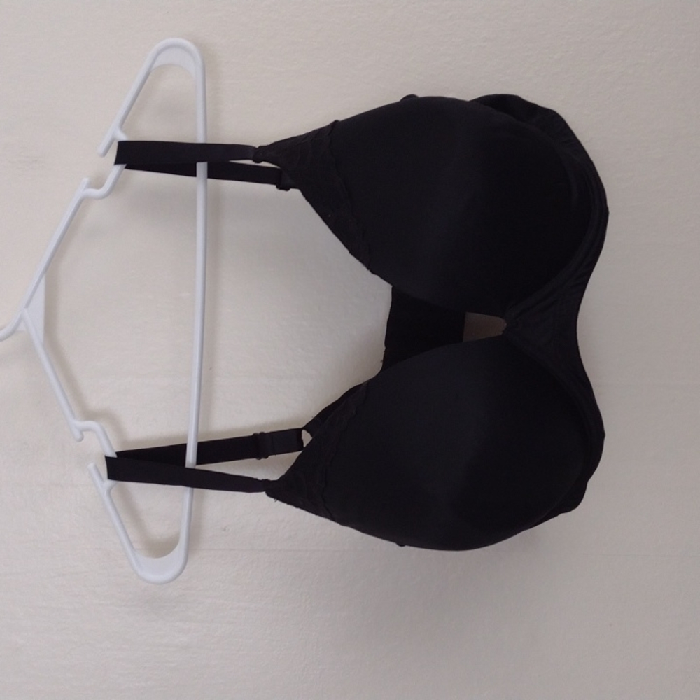 Dreamfit Black Plus Size Underwire Full Coverage Bra Size 46DDD